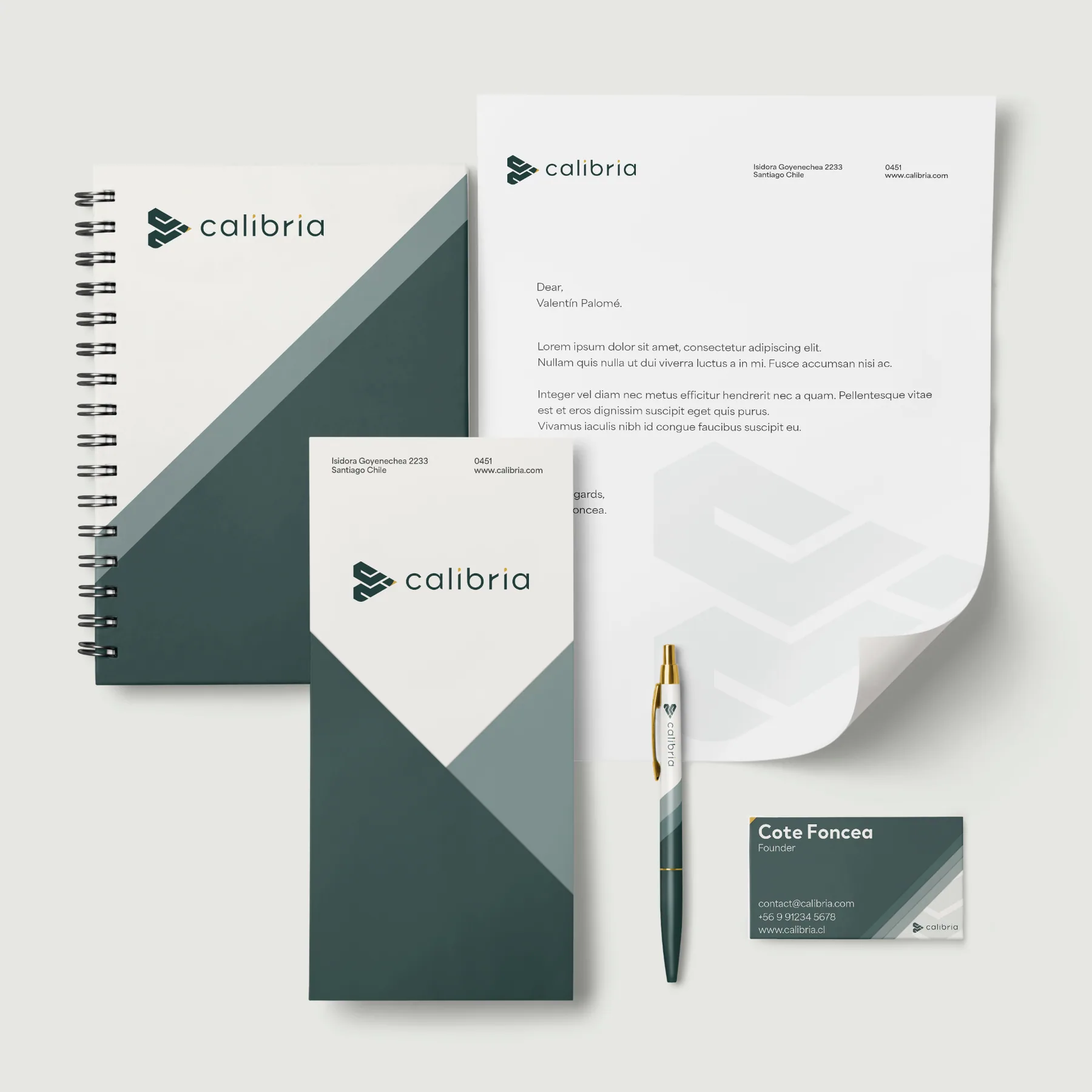 Calibria stationery system